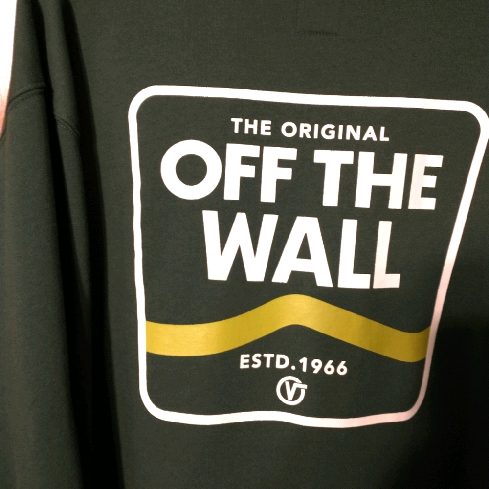 Vans Mens Green Hoodie